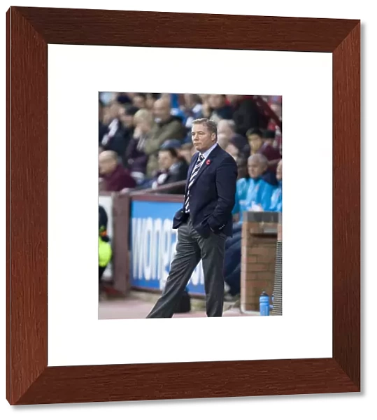 Ally McCoist and Rangers Celebrate 2-0 Victory over Heart of Midlothian at Tynecastle Stadium