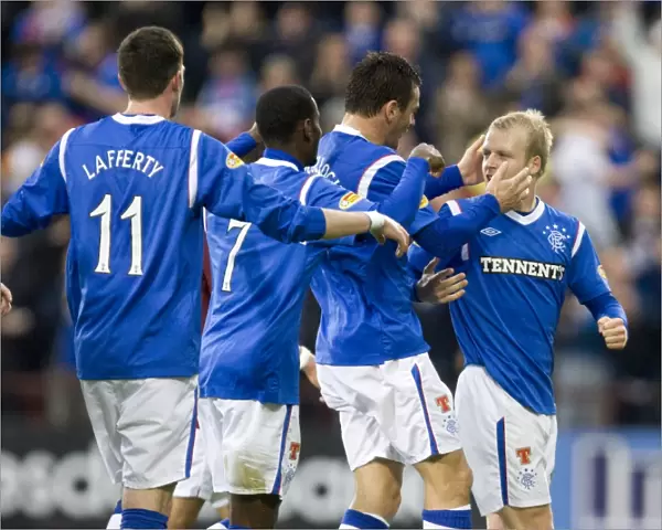 Rangers: Naismith Scores the Second Goal vs Hearts in Clydesdale Bank Scottish Premier League