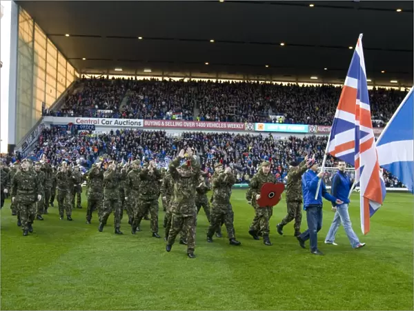 Rangers Football Club Honors Armed Services Personnel and Erskine Veterans with Remembrance Day Tribute at Ibrox Stadium