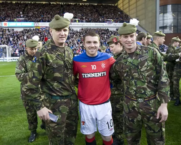 Honoring Heroes: A Remembrance Day Tribute at Ibrox Stadium - Rangers Football Club Honors Armed Services Personnel and Erskine Veterans