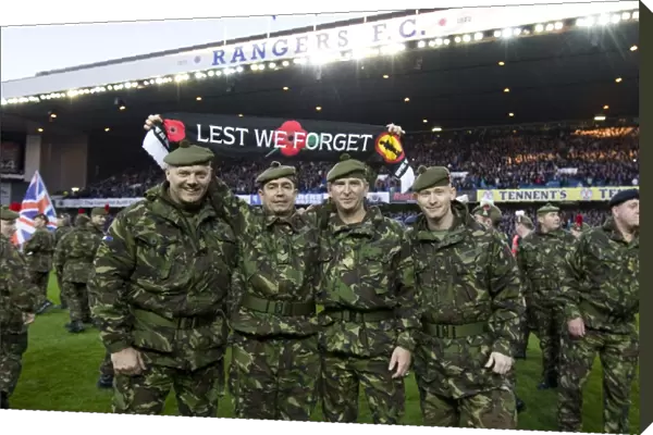 Rangers Football Club Honors Armed Services Personnel and Erskine Veterans with Emotional Remembrance Day Tribute at Ibrox Stadium