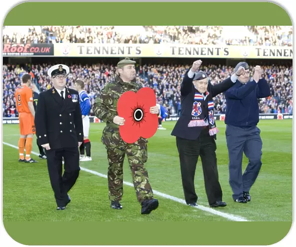 Rangers Football Club Honors Armed Services Personnel and Erskine Veterans at Ibrox on Remembrance Day
