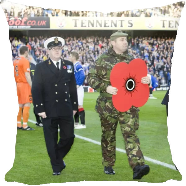 Rangers Football Club Honors Armed Services Personnel and Erskine Veterans at Ibrox on Remembrance Day