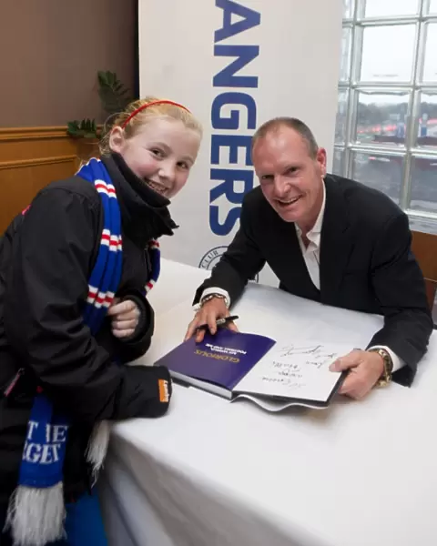 Paul Gascoigne at Rangers: Signing Sessions After Rangers vs. St Mirren Match (October 2011)