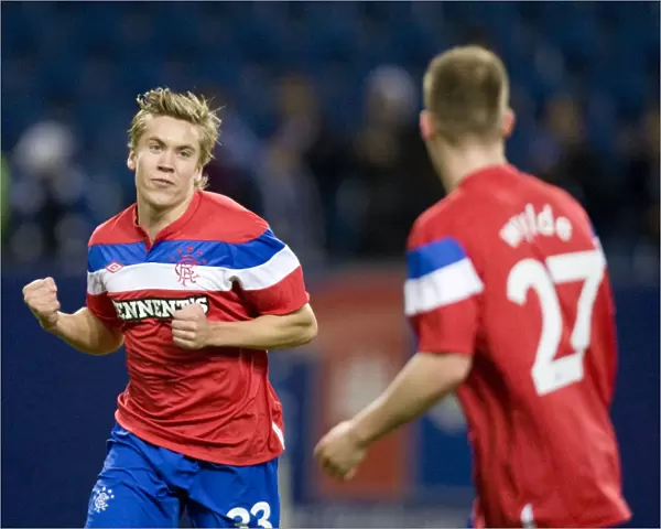 Thomas Bendiksen Scores for Hamburg: Rangers Trail 2-1