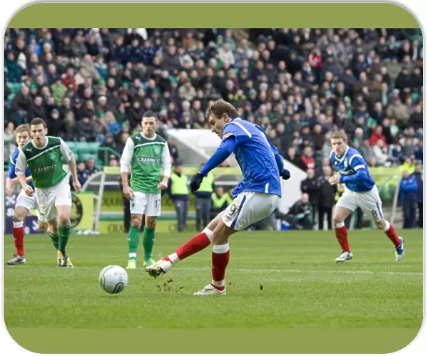 Rangers Jelavic Scores Penalty: Hibernian 0-2 Rangers (Scottish Premier League)