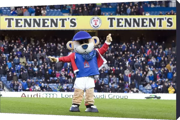 Rangers and Broxi Bear: Celebrating a Glorious 2-1 Scottish Premier League Victory