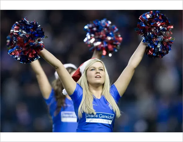 Rangers Triumph: 2-1 Over Inverness Caley Thistle at Ibrox Stadium - The Exciting Moment with the Rangers Cheerleaders
