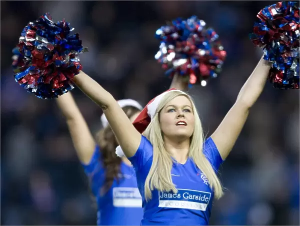 Rangers Triumph: 2-1 Over Inverness Caley Thistle at Ibrox Stadium - The Exciting Moment with the Rangers Cheerleaders