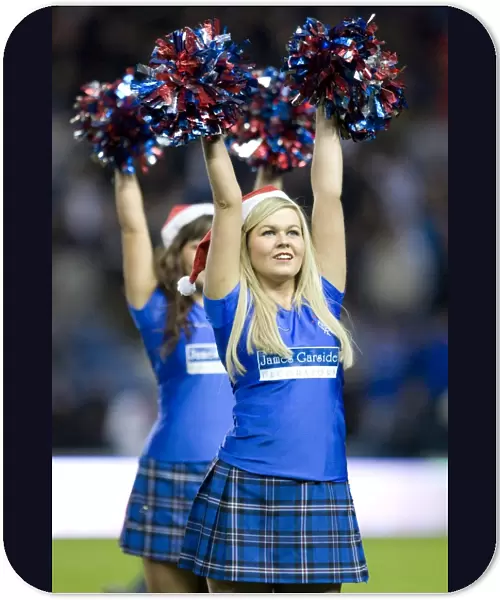 Rangers Thrilling 2-1 Victory over Inverness Caley Thistle: The Cheerleaders Triumphant Celebration (Rangers vs Inverness CT)