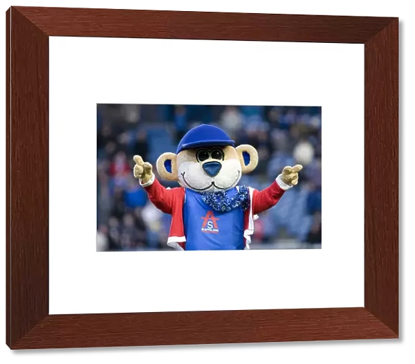 Rangers and Broxi Bear Celebrate Glorious 2-1 Victory over Inverness Caley Thistle at Ibrox Stadium