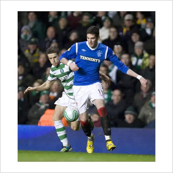 Pivotal Clash: Kyle Lafferty vs. Adam Matthews - A Turning Point in Rangers vs. Celtic (1-0) Clydesdale Bank Scottish Premier League