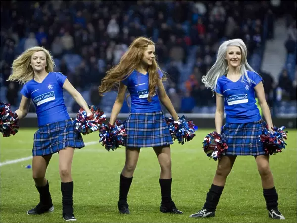 Rangers Cheerleaders: Triumphant in a Glorious 3-0 Victory over Motherwell at Ibrox Stadium