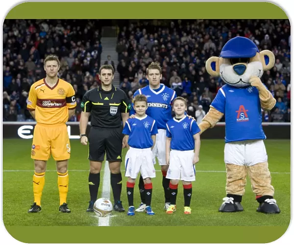 Triumphant Rangers: 3-0 Victory over Motherwell at Ibrox Stadium with Mascots