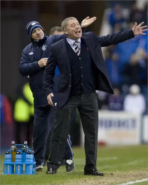 Ally McCoist Fires Up Rangers Team: 3-0 Lead Over Motherwell at Ibrox Stadium