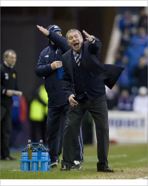 Ally McCoist Fires Up Rangers Team at Ibrox Stadium: 3-0 Lead Over Motherwell