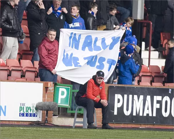 In Ally We Trust: Rangers East End Park Victory (4-1 vs. Dunfermline) - Fans Triumphant Display