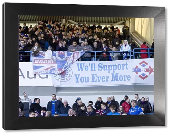 Rangers FC vs Kilmarnock: Unwavering Rangers Fans Support at Ibrox Stadium Amidst a 1-0 Defeat