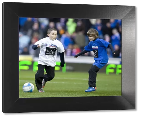 Half Time Rally at Ibrox: Rangers Soccer Schools Motivate Players Amid 1-0 Deficit Against Kilmarnock