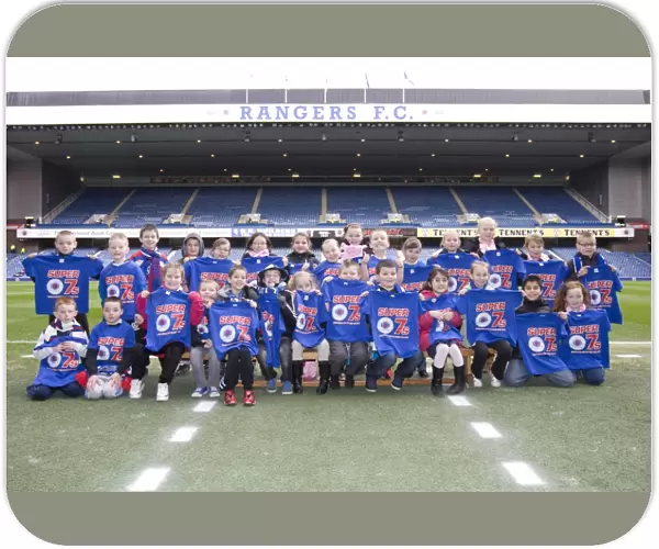 Rangers vs Hearts: Cranhill Primary School Children Witness Clydesdale Bank Scottish Premier League Clash at Ibrox Stadium - A 1-2 Defeat for Rangers