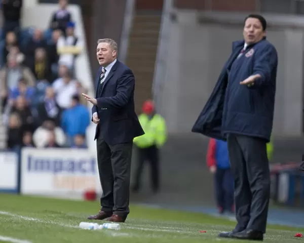 Ally McCoist Rallies Rangers: Fighting Back from Behind against Hearts (1-2) at Ibrox Stadium