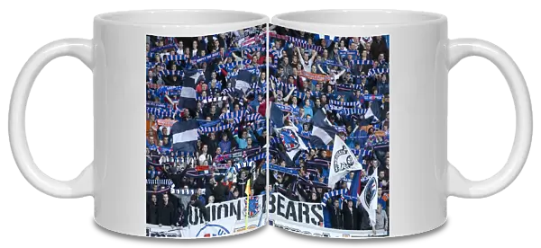 Unwavering Rangers FC Support: A Sea of Blue and White at Ibrox Amidst Challenging Times - Rangers 1-2 Hearts
