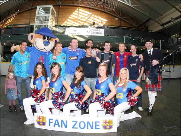 Rangers and Barcelona Fans United: A Glasgow Fanzone Showdown - Rangers vs. FC Barcelona