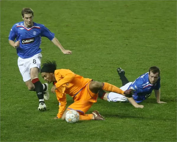Rangers vs. Barcelona: Thomson, Adam, and Ronaldinho in Champions League Showdown at Ibrox - Group E