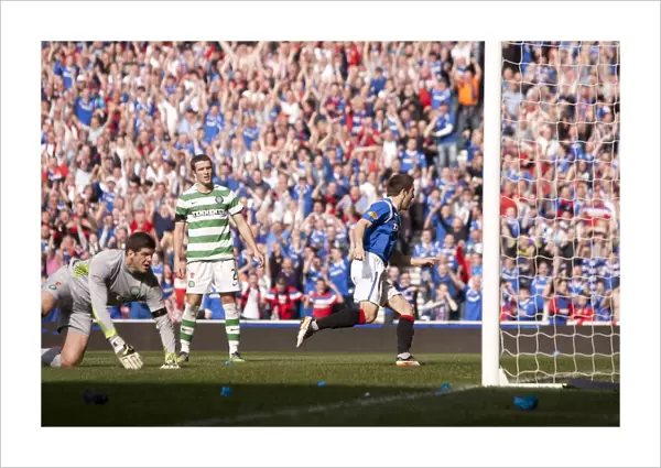 Thrilling Moment: Andy Little Scores the Decisive Goal for Rangers Against Celtic (3-2)