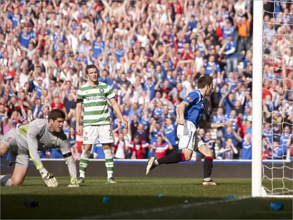 Thrilling Moment: Andy Little Scores the Decisive Goal for Rangers Against Celtic (3-2)