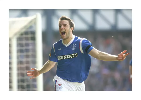 Thrilling Moment: Andy Little Scores the Decisive Goal in Rangers 3-2 Victory over Celtic (Scottish Premier League)
