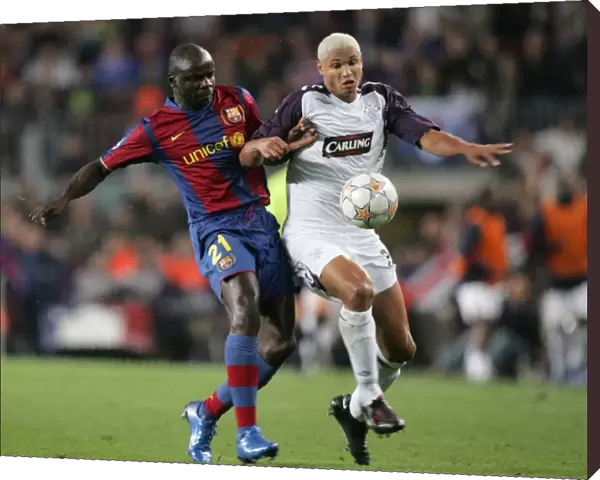 Barcelona vs Rangers Showdown: Daniel Cousin vs Yaya Toure - A Clash of Titans at Nou Camp (2-0 in Favor of Barcelona)