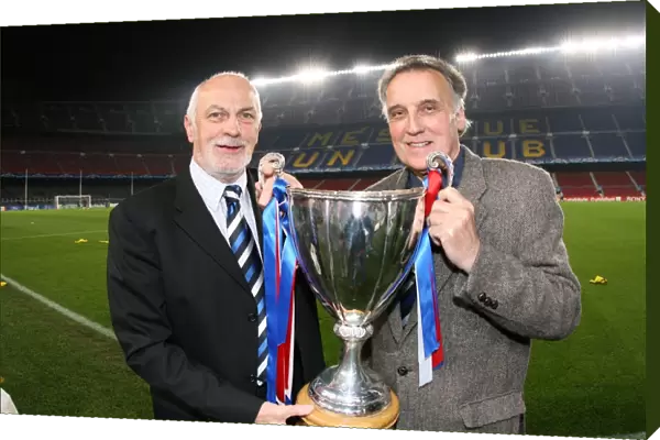 Rangers Legends Colin Jackson and Ronnie McKinnon Reunite at Nou Camp: A Nostalgic Look Back at the 1972 Cup Winners Cup Victory (2-0 vs. FC Barcelona)