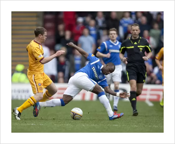 Aluko Strikes Against Former Team: Motherwell 1-2 Rangers (Sone Aluko vs Stevie Hammell)