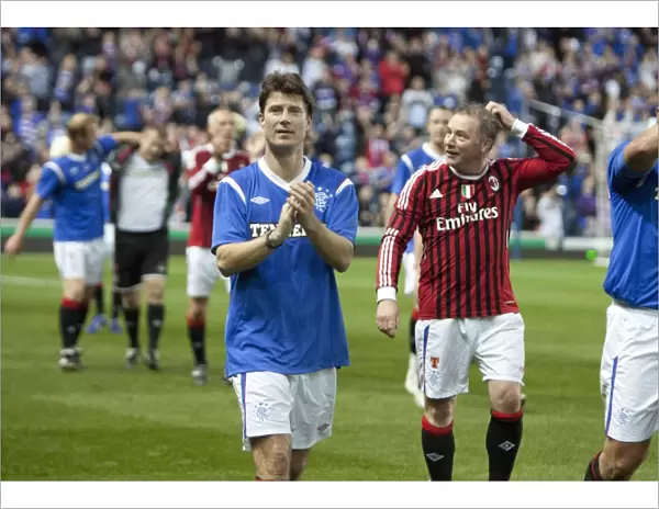 Triumphant Brian Laudrup: Rangers Legend Applauds Fans After Historic 1-0 Win Over AC Milan
