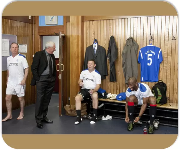 Rangers Legends vs. AC Milan: Unforgettable Moment - The Ibrox Stadium Dressing Room Before Kick-off (Rangers 1-0)