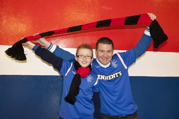 A Rangers Family Reunion: Celebrating Victory (3-1) over St Mirren in the Scottish Premier League