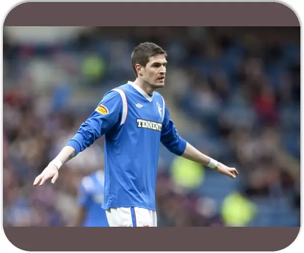Rangers Kyle Lafferty Scores the Game-Winning Goal in a 3-1 Victory over St Mirren