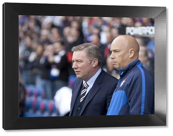 Rangers McCoist and McDowall: 3-1 Victory Celebration Over St Mirren (Scottish Premier League, Murray Park)