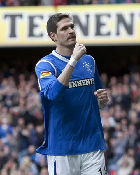 Rangers Kyle Lafferty: Triumphant Penalty Goal vs. St Mirren (3-1 Clydesdale Bank Scottish Premier League)