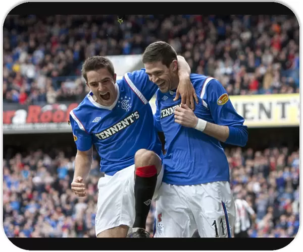 Unstoppable Duo: Lafferty and Little's Electric Goal Celebration (3-1 vs. St. Mirren)
