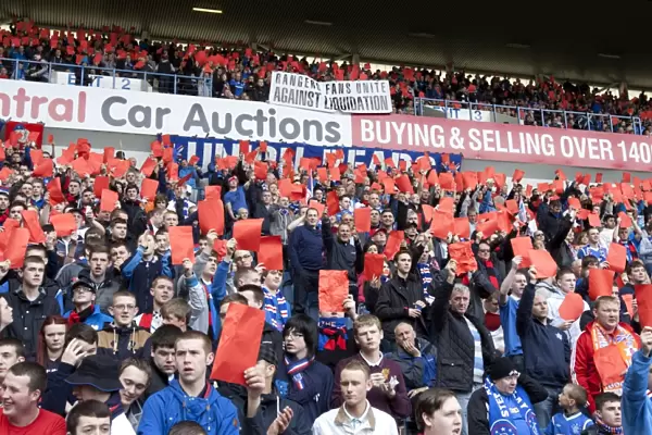 Rangers Fans United: A Sea of Red - Triumphant 3-1 Victory over St. Mirren