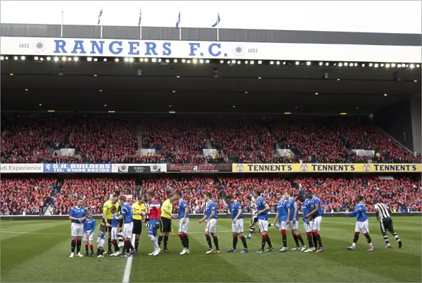 Rangers Fans United: A Sea of Red Cards - 3-1 Victory Over St. Mirren Amidst Liquidation Threats