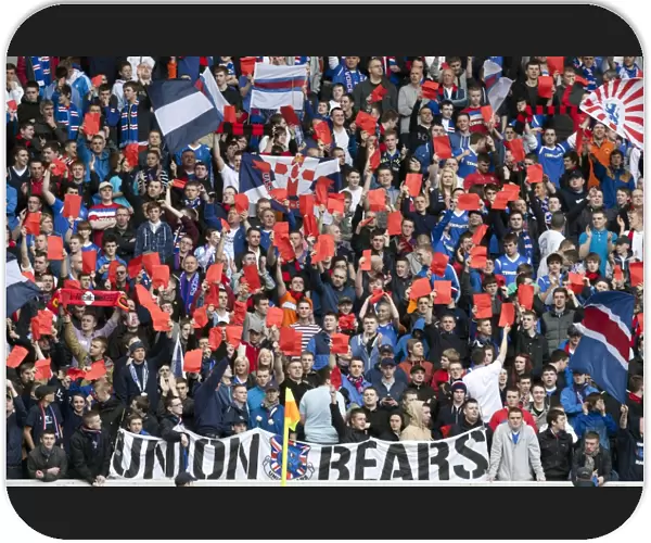 Rangers Fans United: A Sea of Red - Triumphant 3-1 Victory over St. Mirren