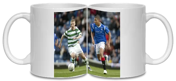 Intense Rivalry: Jamie Burrows Battle at Ibrox Stadium - Rangers U17s vs Celtic U17s, Glasgow Cup Final 2012