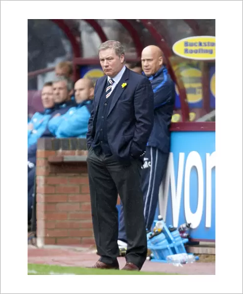 Ally McCoist and Rangers Celebrate 3-0 Victory over Heart of Midlothian at Tynecastle Stadium