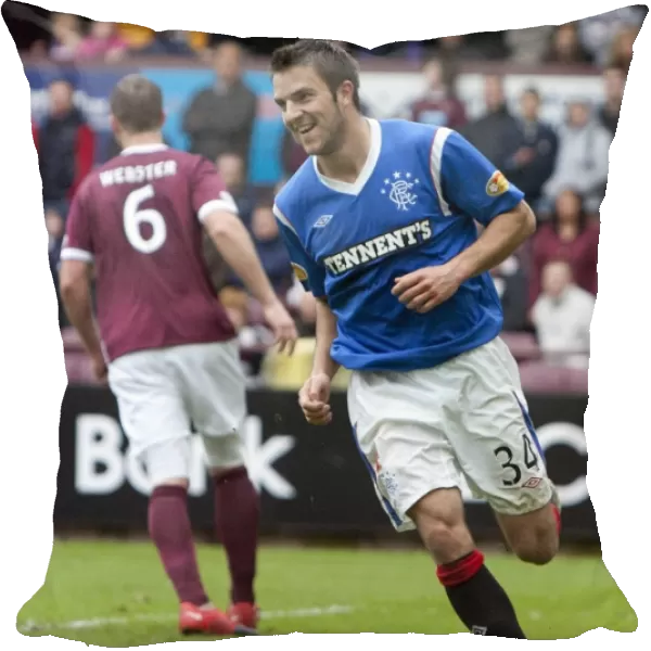 Andy Little's Double Strike: Rangers 3-0 Victory over Hearts at Tynecastle Stadium (Clydesdale Bank Scottish Premier League)