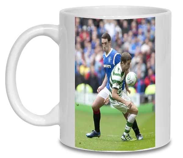 Celtic's Triumph: Lee Wallace vs. Adam Matthews in the Intense Rivalry - Celtic 3-0 Rangers (Scottish Premier League)