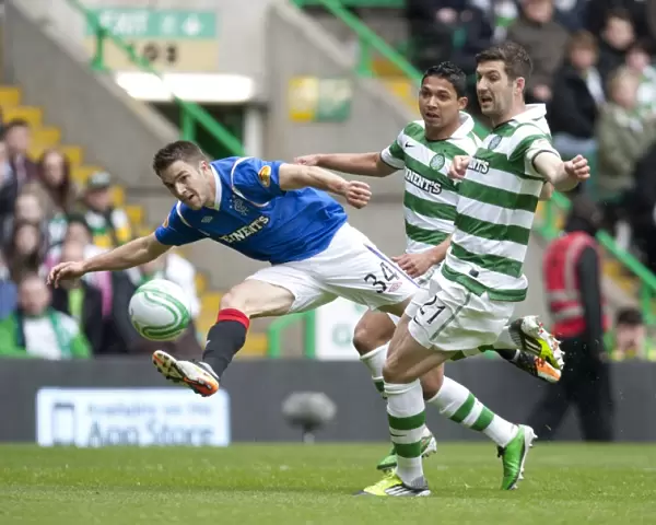 Andy Little's Desperate Attempt: Celtic's 3-0 Lead Over Rangers in Scottish Premier League