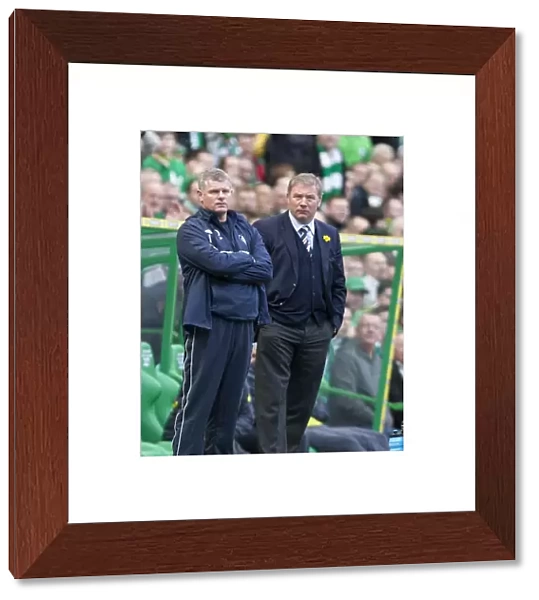 Celtic's Triumph: Ian Durrant and Ally McCoist in the Intense Rivalry (3-0 over Rangers)